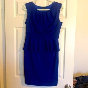 💙Gorgeous royal blue peplum dress💙